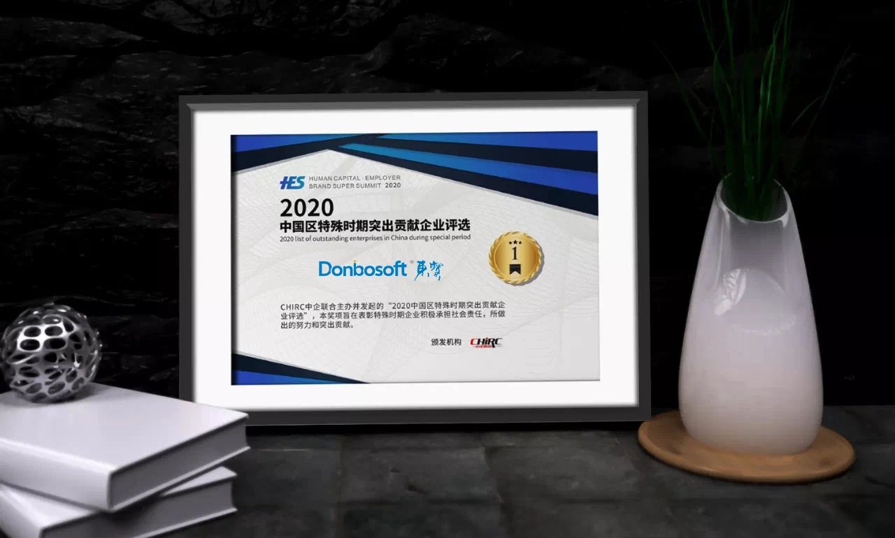 2020中國區特殊時期突出貢獻企業