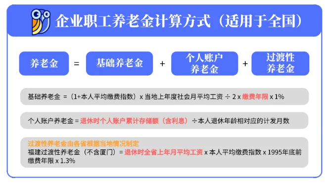 企業職工養老金計算方式