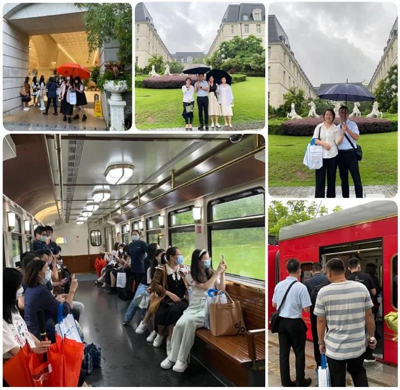 會后游覽華為歐洲小鎮 會后游覽華為歐洲小鎮